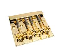 Colcolo 4 String Bass Bridge .687" - .800" String Spacing Adjustment Precision 5 Holes High Bridge Assembly