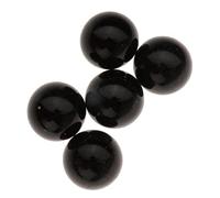 Colcolo 5 Pieces 25mm Black Glass Marbles Marbles for Vase Decoration