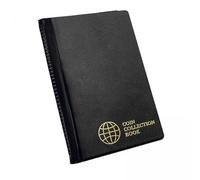 Colcolo 5x Collection Album Organizer, Binder Case, 60 Pockets, Holder Pocket for Collectors Pennies Stamp Bill