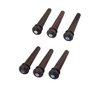 Colcolo 6 Pcs. Rosewood Acoustic Guitar Bridge Pins with Nut And Nut