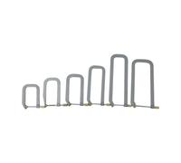 Colcolo 6 Pieces Instrument Beam Clamps, Reliable Replacement Iron Parts Violin Panel Back Plate Bracing Clips Bracing Bonding Tools