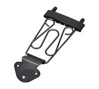 Colcolo 6 String Tailpiece Guitar Bridge Fixed Harp Bridge String Adjustable Professional Replacement Electric Guitar Pull Plate, Black