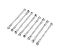 Colcolo 8 Pieces RC Car Chassis Fixing Linkage Rod, RC Model Car Accessories Repair Easy to Install Components Modification for 1:12, Silver
