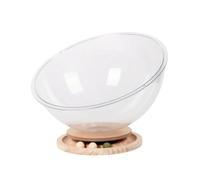 Colcolo Acrylic Cat Bed Space Capsule Bed With Transparent Dome With Cozy Enclosed Lounge suitable for indoor use home decoration living room, Small, Round