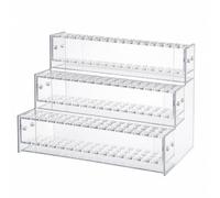 Colcolo Acrylic Hairpin Display Holder Organizer Rack Stand With Minimalist And Secure Hole Rows For Clutter Countertops , 29cm X 15.2cm X 19.5cm , 3-Layer 144-Hole Acrylic Hairpin Display Stand