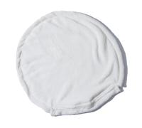 Colcolo Adjustable Cat Bed Round Hammock Cover Replacement Mat Insert With Rim And Seams Faux Surface Suitable for desk mounted, White, Single White Imitation Rabbit Plush Replacement Cover