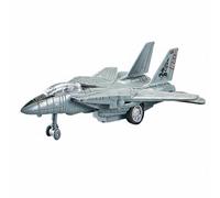 Colcolo Alloy Fighter Back Jet Die-Cast Model Classic American Fighter Toy Sturdy Alloy Body Suitable for Gift Giving Collector Display Children Play Aviation, F14