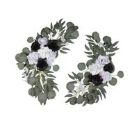 Colcolo Artificial Wedding Arch Flowers Backdrop Decor Hanging Silk Flowers Modern Flower Garland for Entrance Welcome Sign Holiday