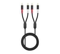 Colcolo Audio Cable Mixer Box Connection Cable RCA to RCA Practical Audio Playerr Portable Stable TV Amplifier Audios Cord for Mixer, 7.6M