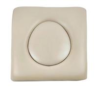 Colcolo Bedside Commode Seat Cushion Sponge Padded,for Seniors Eldely,Replacement,Toilet Cushion,Seat Pad Cover for Bedside Commodes, Light Yellow
