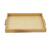 Colcolo Beech Wood Educational Tray Educational Activity Tray with Raised Edges Sturdy for Preschool Classrooms, S