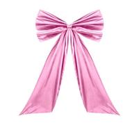Colcolo Big Bow Backdrop Gift Ormanents Large Hanging Room Wall Decor Giant Ribbon Tie, for Themed Wedding Christmas Bridal Birthday, Pink