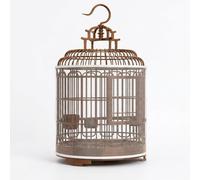Colcolo Bird Cage Round Cage Aviary Enclosure Habitat With Domed Top Removable Tray Secure Interior Compact Footprint suitable for small pet birds saving floor area, Deluxe