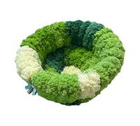 Colcolo Bird Nest Hut Easy to Clean Warm Nest Birds House Hanging Bird Bed for Parakeet for Finch Lovebird Conure Macaws Small Pets, L without stand pole