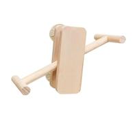 Colcolo Bird Perch Wood Perches Parakeet Toy Claw Grinding Stand Parakeet Cage Perch Wooden Seesaw Toy for Parakeet Budgies Canary, Style A