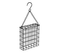 Colcolo Bird Suet Cake Feeder Garden Cage Large Capacity Square Sturdy Feeding Station Holder for Backyard Birdwatching Patio Yard