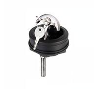 Colcolo Boat Deck Latch Flush Mount T Handle Compartment Lock Latch Marine Latch with 316 Stainless Steel Hardware and Nylon Build Tight O Seal Suitable for, Stainless Steel Handle with Lock