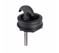 Colcolo Boat Deck Latch Flush Mount T Handle Compartment Lock Latch Marine Latch with 316 Stainless Steel Hardware and Nylon Build Tight O Seal Suitable for, Nylon Handle