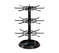 Colcolo Bracelet Display Stand 3 Layer Rotating Jewelry Display Stand for Dressing Table Bangle, Black