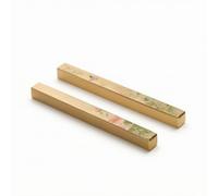 Colcolo Brass Paperweight Book Weight Desk Weight Page Holder Document Weight Smooth Flat Faces and Squared Ends Prevent, Butterfly Shadow Brass Printed Paperweight Pair