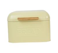 Colcolo Bread Food Storage Box, Countertop Pastry, Kitchen Storage Retro Multipurpose Organization Bread Bin for Kitchen, light yellow, 20x20x14CM