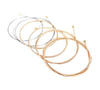 Colcolo Bronze Coated Strings Acoustic Guitar String Set Guitar Strings Phosphor Bronze Coated Bright Tone Warm Resonance Smooth Touch suitable for acoustic songwriting home rehearsals