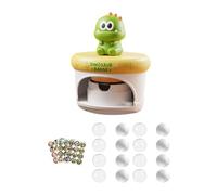 Colcolo Button Maker DIY Pin Button Maker Press Machine Ergonomic Handle Punch Press for Communities Professional School, Dinosaur