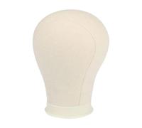 Colcolo Canvas Block Head, Hat Display Head, Wig Holder Manikin Head, Wig Head for Scarf Beauty Displaying Caps Barber Shop, 22in