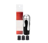 Colcolo Car Gear Knob Manual Shifter Aluminum Alloy Handle Decorative Ice Cream Shape Comfortable Confident Grip Glossy Surface Unique Appearance Suitable for Home Decoration Gift Giving, Silver