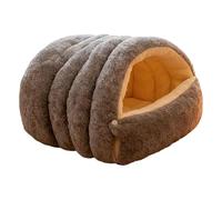 Colcolo Cat Bed Shelter Comfortable Four Seasons Self Warming Secure Cat Nest Cats Sleeping House for Hamster Indoor Bunny, Grey M