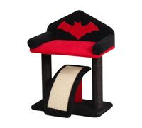 Colcolo Cat Climbing Tree with Couch Halloween Themed Vertical Pet Furniture Hammock Scratch Post Tower for Kitty Cat Kittens Rest