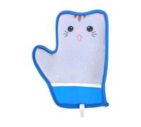 Colcolo Cat Grooming Glove Brush Pet Hair Remover Mitt,Reusable,Hook Design,Portable Massage Detangling Shedding for Rabbits Clothes, Cat Pattern