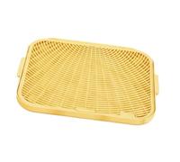 Colcolo Cat Litter Ramp Trapper Ramp Mat Easy to Install Decor Removable Litter Box Step Trapping Mat for Indoor Cats Home Kittens, Small