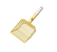 Colcolo Cat Litter Scoop, Kitten Bedpan Lifter, Comfortable Gripping Cat Sand Scoop for Bunny Puppy Rabbits, yellow