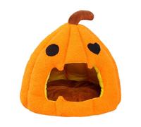 Colcolo Cat Nest Dog Cat Bed Cozy Habitat Pet Supplies Sleep Hut Pumpkin Nest Cat House for Kitten Puppy Pomeranian Animals Hamster