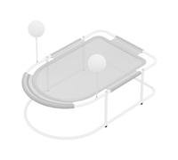 Colcolo Cat Raised Bed, Cat Lounge Chair Large Washable Comfortable Sleeping, Cats Hammock Bed Pet Cot for Dog Bunny Kennel, Gray