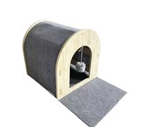 Colcolo Cat Resting House Cat House Cat Scratcher Cat Hideaway Cat Furniture With Stable Wooden Build And Private Suitable for indoor cats living rooms bedrooms pet corners
