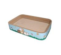 Colcolo Cat Scratcher Board Cat Bed Pet Supplies Nest Sofa 2 in 1 Lounge Bed Cats Scratch Pad for Indoor Cats Exercise Play Sleeping, M