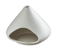 Colcolo Ceramic Holder Incense Holder Desk Birthday Gift Mediation Ornament Accessory for Cabinet SPA Office Decoration, White