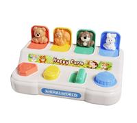 Colcolo Children Educational Activity Toy Box With Up Animals Learning Toy Switch Box Encourages Cause And Effect And Fine Motor Skills suitable for