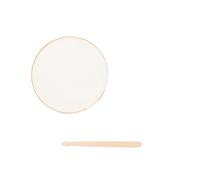 Colcolo Children Music Drum Wooden Hand Drum Double Sided Drum Percussion Instrument With Laminate Heads Sturdy Body Suitable for preschool music class coordination training giving
