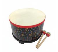 Colcolo Children Percussion Drum Hand Rhythm With Mallets Wood Design For Music Class Ensemble Practice Stage Rehearsal, Musical Note Pattern