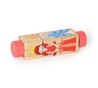 Colcolo Children Rotating Puzzle Wooden Block Puzzle Toy With Colorful Character Matching Educational Learning Toy For Pattern Skills Coordination Focus, Princess