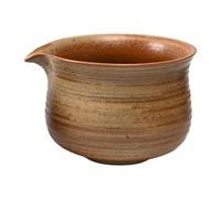 Colcolo Chinese Ceramic Matcha Bowl, Traditional Tea Making, Elegant Traditional Porcelain Tea Bowl, for Living Room Friend, Retro Design Yellow