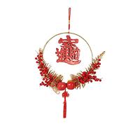 Colcolo Chinese New Year Hanging Pendant Charms New Year Ornament for Window Festival Office, A