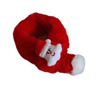 Colcolo Christmas Dog Cat Santa Scarf Puppy Scarf Winter Xmas Cute Decorate Gift Pet Winter Neck Warmer Costume for Pet Kitten Dogs, S