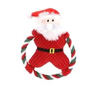 Colcolo Christmas Dog Squeaky Toy Interactive Toy for Small Medium Large Dogs Play Keep Busy Chewable Xmas Gift Stuffed Santa