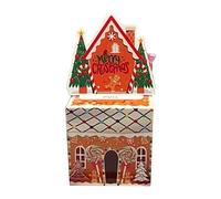 Colcolo Christmas Money Box Money Roll Gift case Creative Pull Out Case Christmas Cards Gift Box for Women Kids Mom Colleagues Men, house