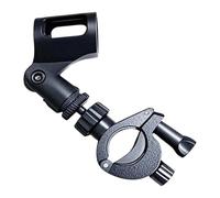 Colcolo Clamp Mount Support Easy Installation Mic Clip Holder Adjustable for Clarinet Mic Stand Performance Marching Band, Style B