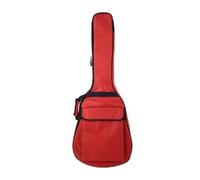 Colcolo Comfortable Backpack Guitar Bag | Secure, Water-Resistant, Guitar Gig Bag with Pockets, for Lessons, Rehearsals, Travel, Guitarists, Students, Red, 40-41 Inch